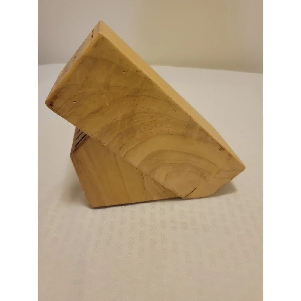 J.A. Henckels 12 Slot Solid Wood Knife Block Holder Storage EUC